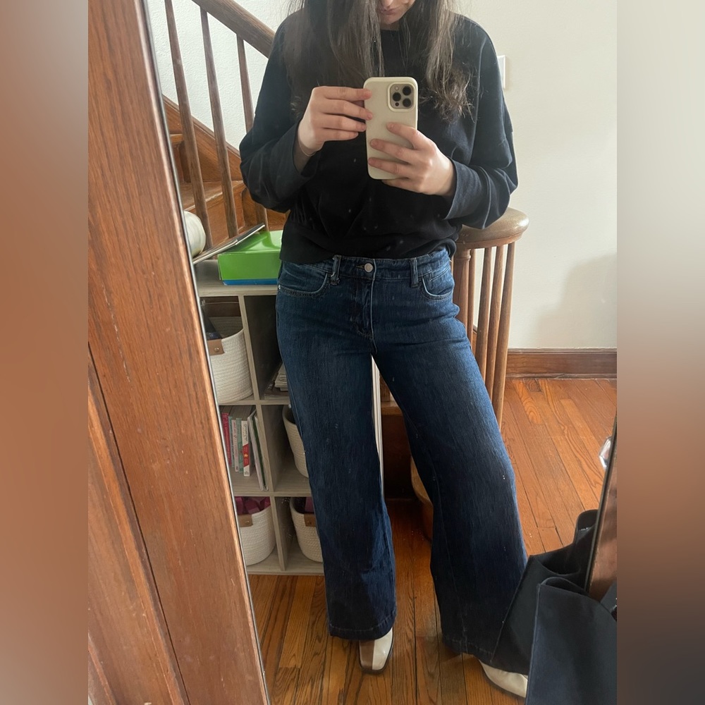 Wide Leg Jeans by Pilcro - Anthropologie